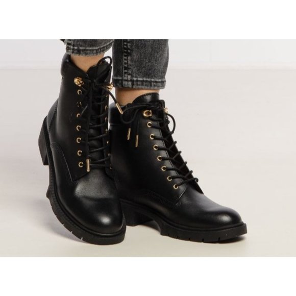 Coach Shoes Coach Women Lorimer Leather Bootie Laceup Classic